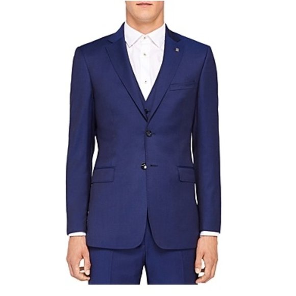 NWT Ted Baker Men's Raisej Debonair Plain Regular Fit Sport Coat 40R $609 O233